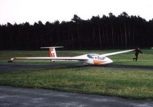 Start zu einem B-Prüfungsflug